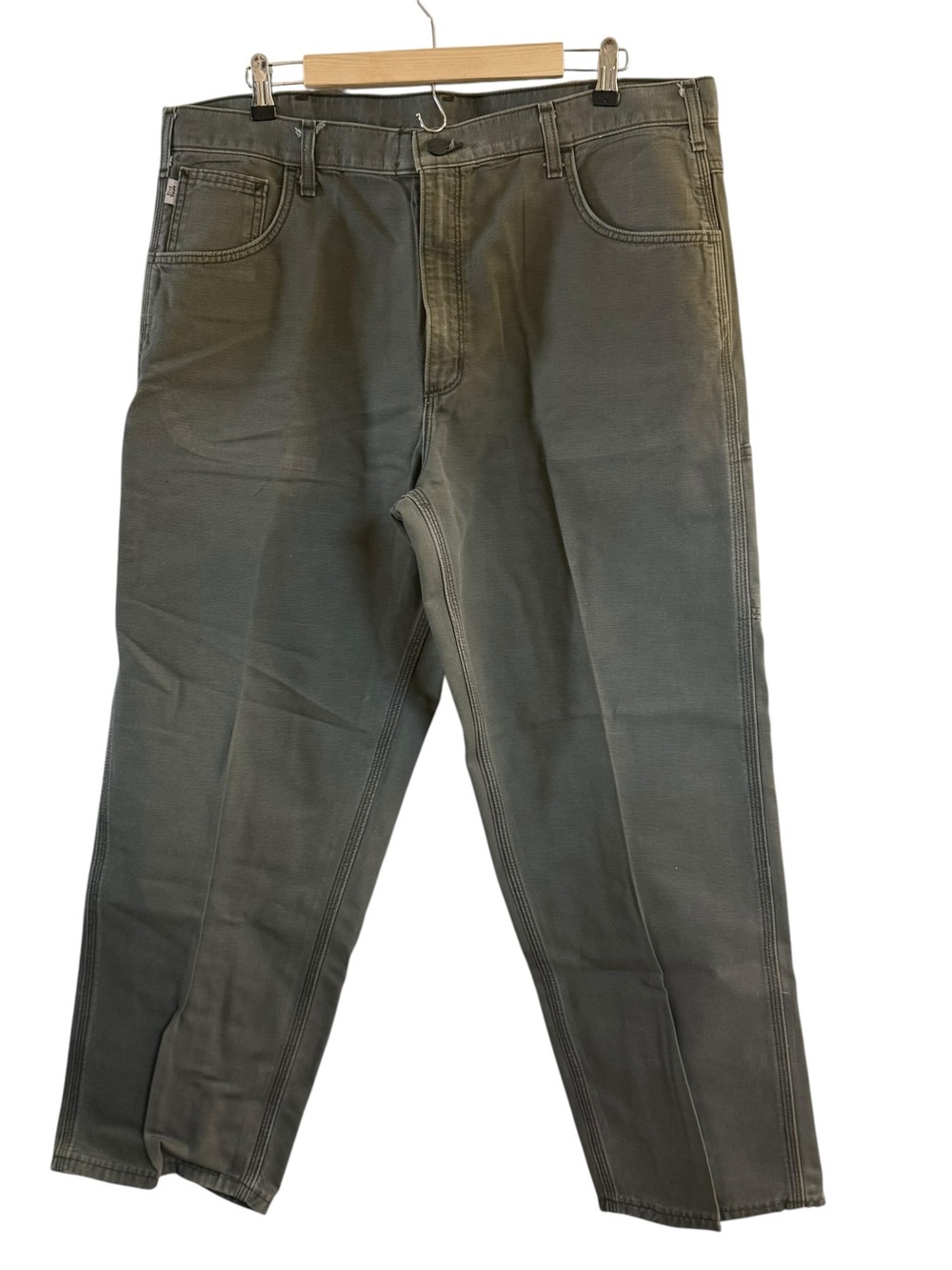 Carhartt FR Pants Men's 40x30 Moss Green Midweight Canvas Flame Resistant